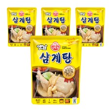 오뚜기 옛날 삼계탕, 900g, 4개