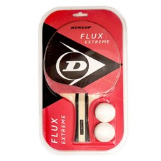 DUNLOP Flux Extreme 雙面桌球拍 1入+桌球2入, 1個