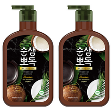 순샘 뽀독 액상세제 본품, 2개, 750ml