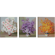 Artjoy DIY 珠寶十字繡帆布類型 3 步套裝, 三色花瓶, 1套