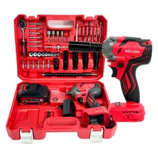 디케이켈슨 무선 전동 임팩 드릴 렌치 드라이버 + 배터리 세트, 1개