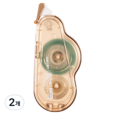델리 구름 양면 테이프 대용량 6mm x 12m, 옐로우, 2개