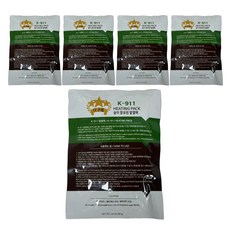 더큰별 숯이 함유된 K-911 발열팩, 80g, 5개