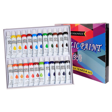 xinbowen 彩色壓克力顏料, 24色, 288ml