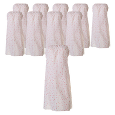 Inareum 一次性不織布浴袍 62 x 78 cm, 花卉圖案, 10個