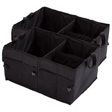 小麥購物 後車廂置物箱 526g 2個, 黑色