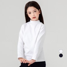 LollyTree 兒童刷毛加厚高領T恤