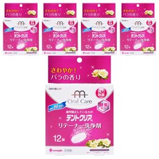 novopin KIYOU 基陽假牙清潔錠 未滅菌 玫瑰香, 12錠, 5盒