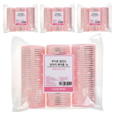 LOUIS BON 熱傳導髮捲, 粉紅色, 12個