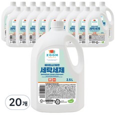 줌 베이직 베이킹소다 담은 액체 세탁세제, 2.5L, 20개