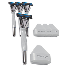 Weasley 剃須刀套組 SENS, 剃須刀柄+剃須刀片+體驗剃須刀片, 4組