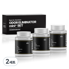 Bas 迷你除臭劑 Plus 原味, 160g, 6個