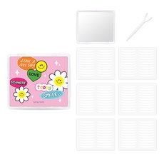 beaurend 附鏡子雙面雙眼皮貼 132p, 透明, 1個