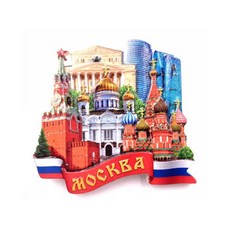 세계 여행 컬렉션 냉장고 자석, 유럽러시아모스크바A