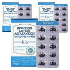 葉黃素蝦紅素膠囊 4.8g, 30顆, 3盒