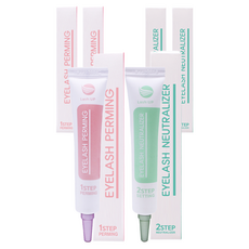 Lash UP 翹睫眉毛護理劑組 第1劑+第2劑, 20ml, 3組