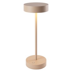 義大利UBIQUA standy 極簡工業風usb充電式檯燈(大款)-杏色 USB充電 工業風設計, 1入