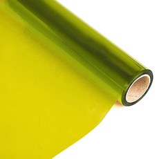 透明彩色PVC膜 黃色, 950 x 1000 x 0.3mm, 1個