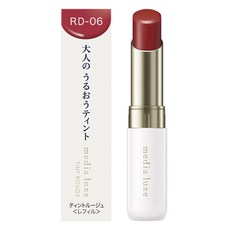media 媚點 台灣公司貨 潤透渲彩唇膏, RD-06, 1支, 3.1g