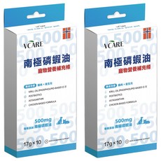 PAW PAW LAND 肉球世界 全齡犬貓 南極磷蝦營養補充條 17g, 10顆, 腸道保健, 2個