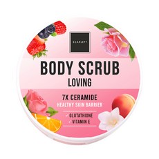 SCARLETT Whitening 美體磨砂膏 戀愛 7X Ceramide 健康皮膚屏障, 250ml, 1罐