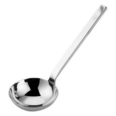 발룬피니 연마제 없는 스텐 304 다용도 미니 국자 롱, 실버, 1개