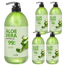 터치미 퓨리티 알로에베라 수딩젤, 1L, 5개