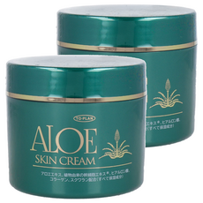 TO-PLAN 蘆薈保濕霜 滋潤微香 180g 蘆薈精華保濕 清爽不黏膩 全家適用, 2罐