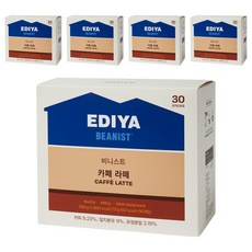 이디야 비니스트 카페 라떼, 13g, 30개입, 5개