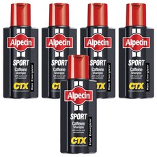 알페신 스포츠 카페인 샴푸, 250ml, 5개