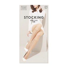 BASE ALPHA ESSENTIALS 高彈力膝上絲襪 20D 10雙入 膚色