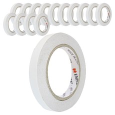 帝國雙面膠帶 15 mm x 30 m, 白色半透明, 15入