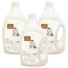 아이솝 메가 센서티브 신생아 아기 섬유유연제 베이비파우더향, 3개, 3.1L