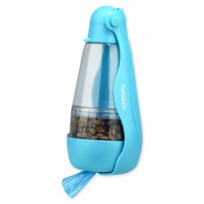 Woollyoly 寵物多合一多功能水瓶, 1個, 藍色