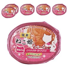 貓姬 幼貓肉泥杯, 雞肉 + 鮪魚, 60g, 6個