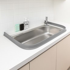 KKALKKEUMDAEJANG 矽膠擋水條, 灰色, 1.5m, 1條