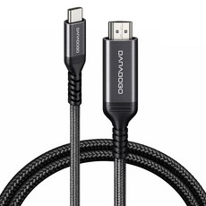 USB C타입 to HDMI 케이블 4K 60Hz 블랙 200cm, 1개