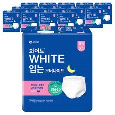 화이트 입는 오버나이트 뉴, 중형, 8개입, 15개