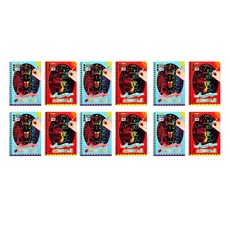 彩虹刮畫本 12入 隨機出貨, 12張