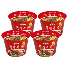 維力 手打麵 蔥香牛肉風味, 4個