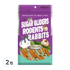 armonto 阿曼特 兔子磨牙餅, 含蔬菜水果, 適合兔子、天竺鼠、倉鼠、全鼠類, 2包