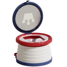 barbre 便攜式折疊兒童馬桶 V2, 藍色