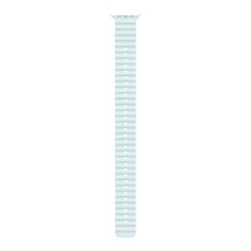 Apple 정품 2024 애플워치 오션밴드 익스텐션, 아이스 블루/내추럴 티타늄, 1개, 49mm, One Size