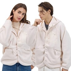 노이즈 데미안 쉐르파 플리스 후디 점퍼 KG3AA12AC