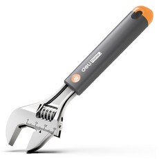 델리 툴즈 홈시리즈 몽키스패너 가정용 Adjustable wrench 옐로우 HT1508C, 1개