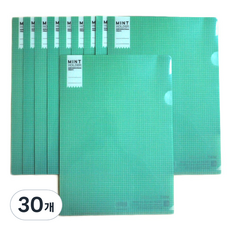 misoro 資料夾 220 x 310 mm, 薄荷綠, 30個