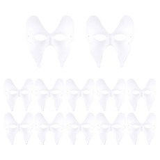 Uniart 空白蝴蝶紙面具, 單色, 20個