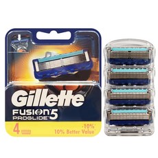 Gillette Fusion Proglide 手動剃須刀片 4 件裝, 4入, 1個