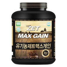 제트리션 유기농 제트맥스게인 프로틴파우더 더블초코, 1개, 3kg