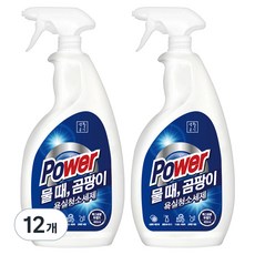생활공식 파워 욕실청소세제, 12개, 600ml